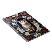 Wunderschöner Possum William Morris inspirierte Bl Notizblock (Rechte Seite)