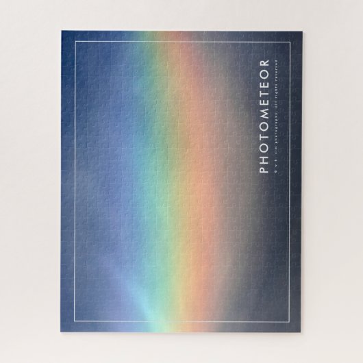 Wunderschöner Regenbogen in den Wolken Puzzle (Vertikal)