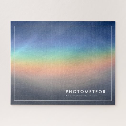 Wunderschöner Regenbogen in den Wolken Puzzle (Horizontal)