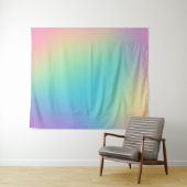 Wunderschöner Regenbogenverlauf Wandteppich (Beispiel (Horizontal))