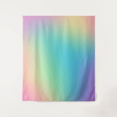 Wunderschöner Regenbogenverlauf Wandteppich (Vorderseite)