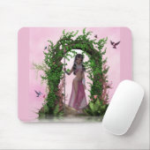 Wunderschöner rosa Elf unter der Archway Mousepad (Mit Mouse)