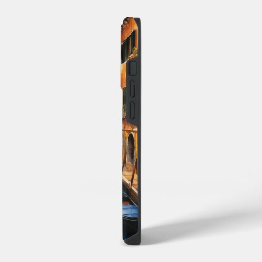 Wunderschöner Sonnenuntergang in Venedig iPhone Hülle (Linke Seite)