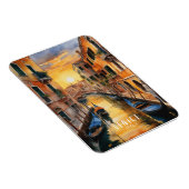 Wunderschöner Sonnenuntergang in Venedig Magnet (Rechte Seite)