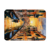 Wunderschöner Sonnenuntergang in Venedig Magnet (Horizontal)