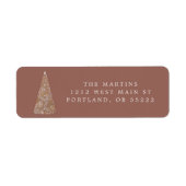 Wunderschöner Spruce Tree Beige Weihnachtsgeschenk (Vorne)