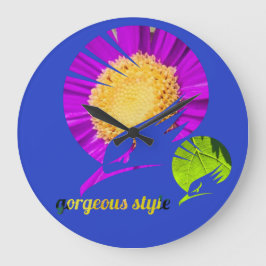 wunderschöner Stil Große Wanduhr