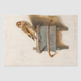 Wunderschöner Vogel - die Goldfinch-Vintage Entdec Seidenpapier