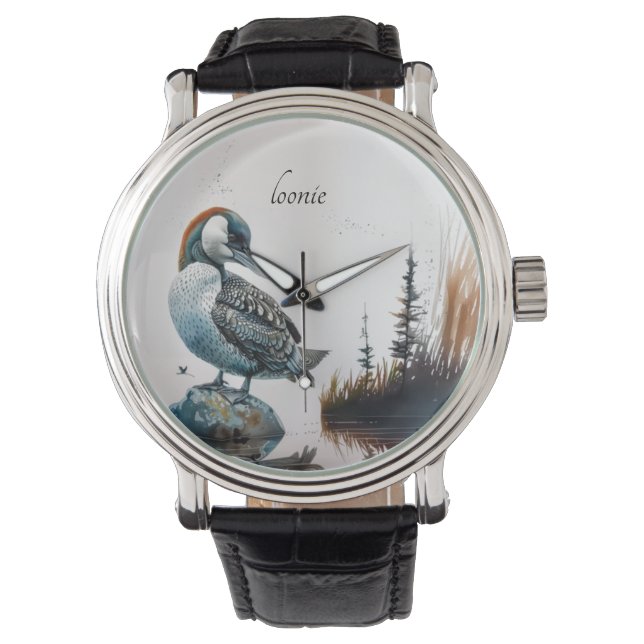 wunderschöner Wasserballon Armbanduhr (Vorderseite)