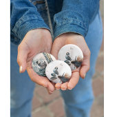 wunderschöner Wasserballon Button