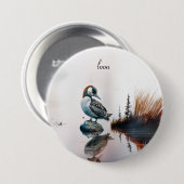 wunderschöner Wasserballon Button (Vorne & Hinten)