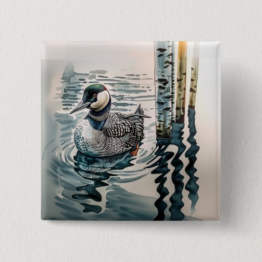 wunderschöner Wasserballon Button (Vorderseite)