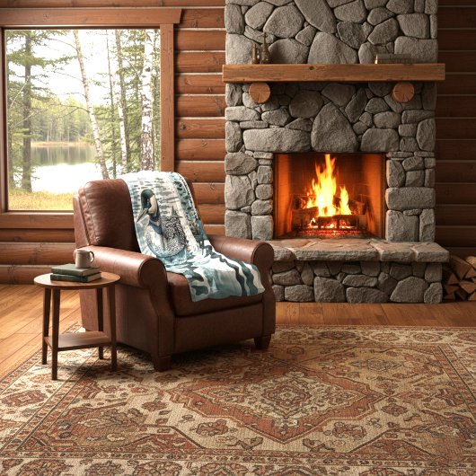 wunderschöner Wasserballon Fleecedecke