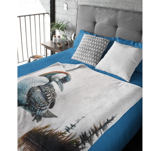 wunderschöner Wasserballon Fleecedecke