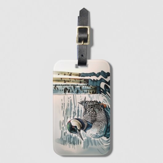 wunderschöner Wasserballon Gepäckanhänger (Vorderseite Vertikal)