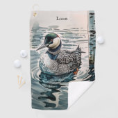 wunderschöner Wasserballon Golfhandtuch (Insitu)