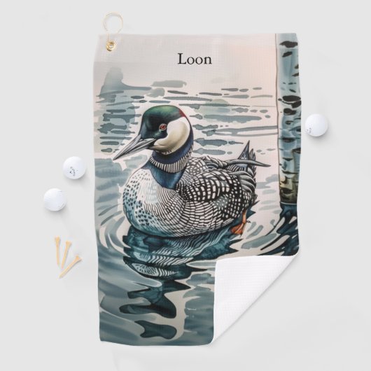 wunderschöner Wasserballon Golfhandtuch (Insitu)