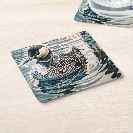 wunderschöner Wasserballon Rechteckiger Pappuntersetzer (angewinkelt)