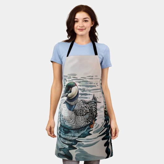 wunderschöner Wasserballon Schürze (Getragen)