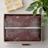 Wunderschöner WeihnachtsDamask Seidenpapier (Geschenk)
