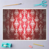 Wunderschöner WeihnachtsDamask Seidenpapier (Basteln)