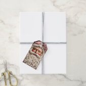 Wunderschöner Weihnachtsmann Geschenkanhänger (Mit Garn)