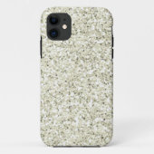 Wunderschöner weißer Glitter Case-Mate iPhone Hülle (Rückseite)