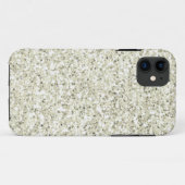 Wunderschöner weißer Glitter Case-Mate iPhone Hülle (Rückseite (Horizontal))