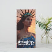 Wunderschönes 4. Juli Design - Feuerwerke & Freihe (Stehend Vorderseite)