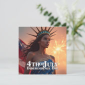 Wunderschönes 4. Juli Design - Feuerwerke & Freihe (Stehend Vorderseite)