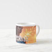 Wunderschönes 4. Juli Design - Feuerwerke & Freihe Espressotasse (Vorderseite Rechts)