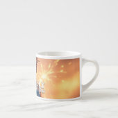 Wunderschönes 4. Juli Design - Feuerwerke & Freihe Espressotasse (Rechts)