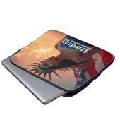 Wunderschönes 4. Juli Design - Feuerwerke & Freihe Laptopschutzhülle (Vorne Knopf)