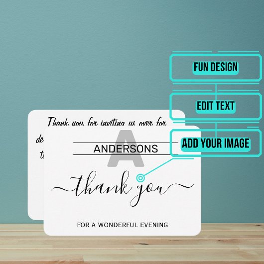 Wunderschönes Abendessen dank Karte