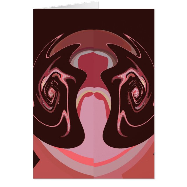 Wunderschönes afrikanisches Maroon Motif Print Des (Vorne)