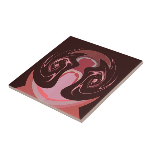 Wunderschönes afrikanisches Maroon Motif Print Des Fliese (Seite)