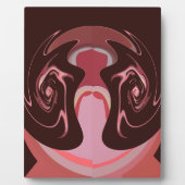 Wunderschönes afrikanisches Maroon Motif Print Des Fotoplatte (Vorderseite)