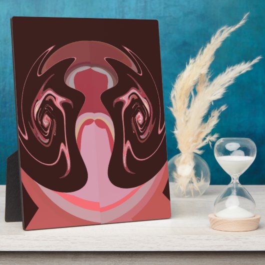 Wunderschönes afrikanisches Maroon Motif Print Des Fotoplatte (Seite)