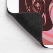 Wunderschönes afrikanisches Maroon Motif Print Des Mousepad (Ecke)