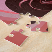 Wunderschönes afrikanisches Maroon Motif Print Des Puzzle (Seite)