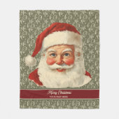 Wunderschönes altmodisches Weihnachtsblanket Fleecedecke (Vorderseite)