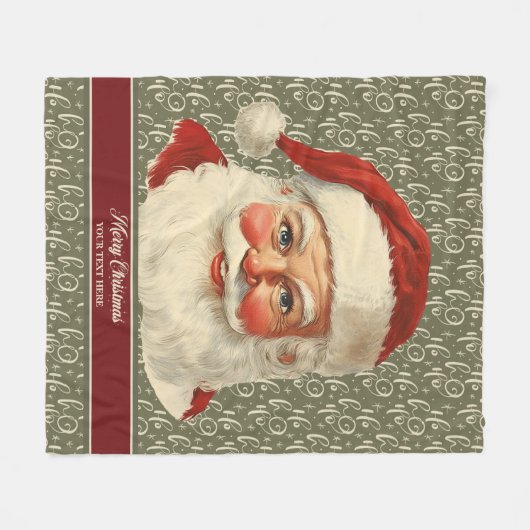 Wunderschönes altmodisches Weihnachtsblanket Fleecedecke (Vorderseite (Horizontal))