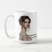 Wunderschönes Anime-Mädchen Kaffeetasse (Links)