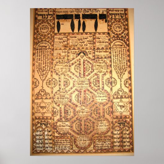 Wunderschönes antikes Baum-Poster Poster (Vorne)