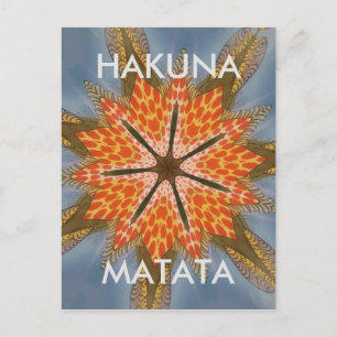 Wunderschönes, atemberaubendes afrikanisches Stern Postkarte