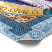 Wunderschönes Bild der Medaille. Poster (Ecke)