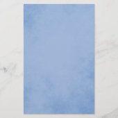 Wunderschönes blaues Pergament Briefpapier (Vorderseite)
