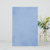 Wunderschönes blaues Pergament Briefpapier (Stehend Vorderseite)