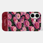 Wunderschönes Brautjungfer-Geschenk Ranunculus-Blu Case-Mate iPhone Hülle (Rückseite (Horizontal))