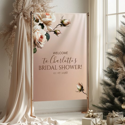 Wunderschönes Brautparty für die Rose von Rostbeig Wandteppich